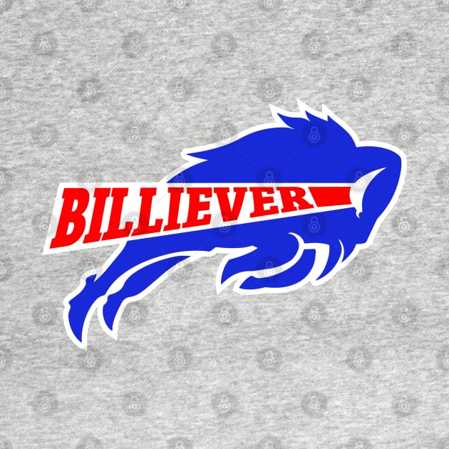 WNY Pride - Billiever - Buffalo Football by Vector Deluxe